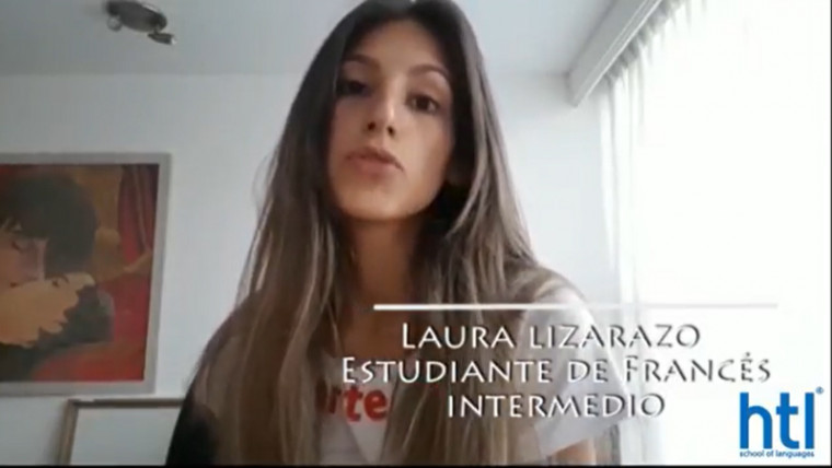 Imagen Testimonio Laura Curso de Frances
