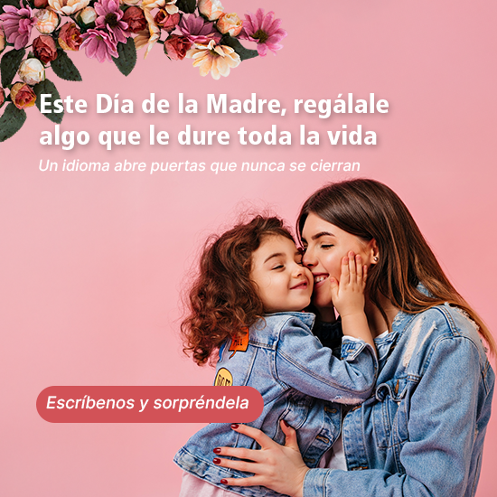 Promo día de la madre HTLidiomas movil